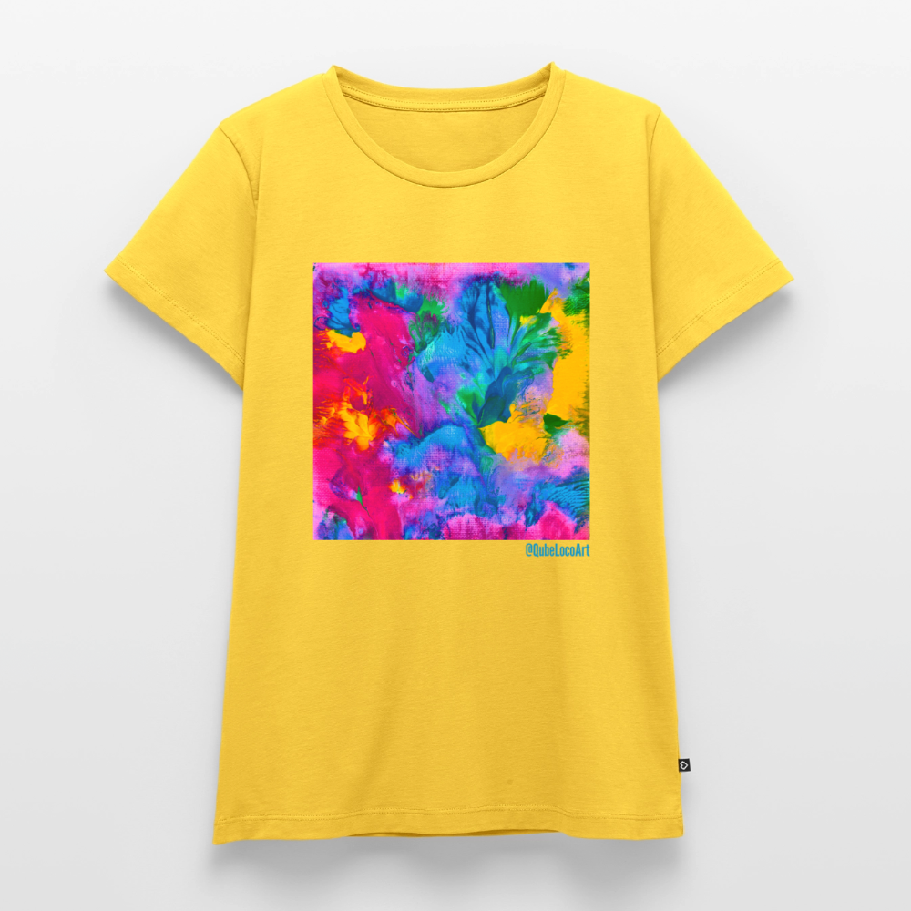 Frauen Premium T-Shirt "Prisma" - Sonnengelb