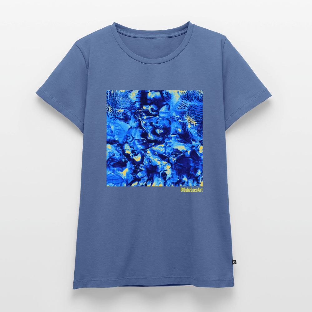 Frauen Premium T-Shirt "Nexus" - Taubenblau