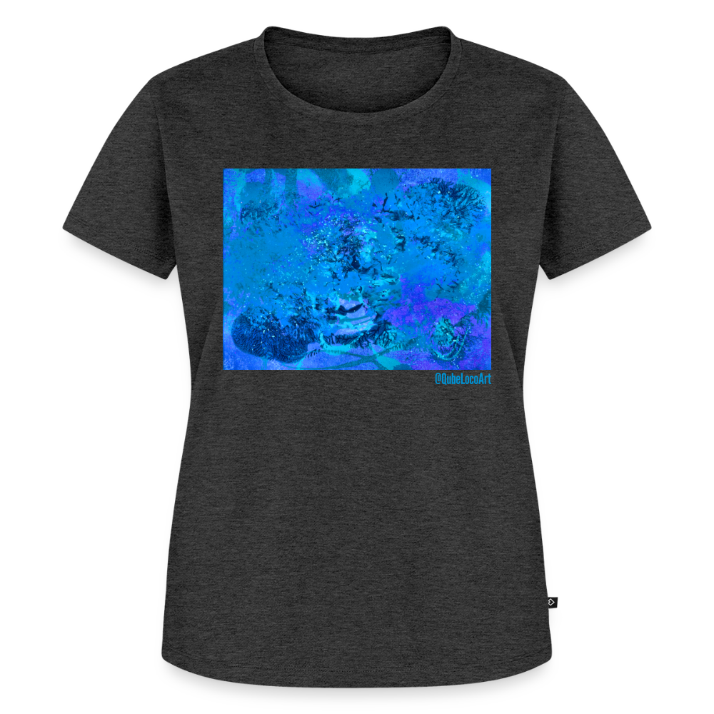 Frauen Premium T-Shirt "Ozeana" - Anthrazit meliert