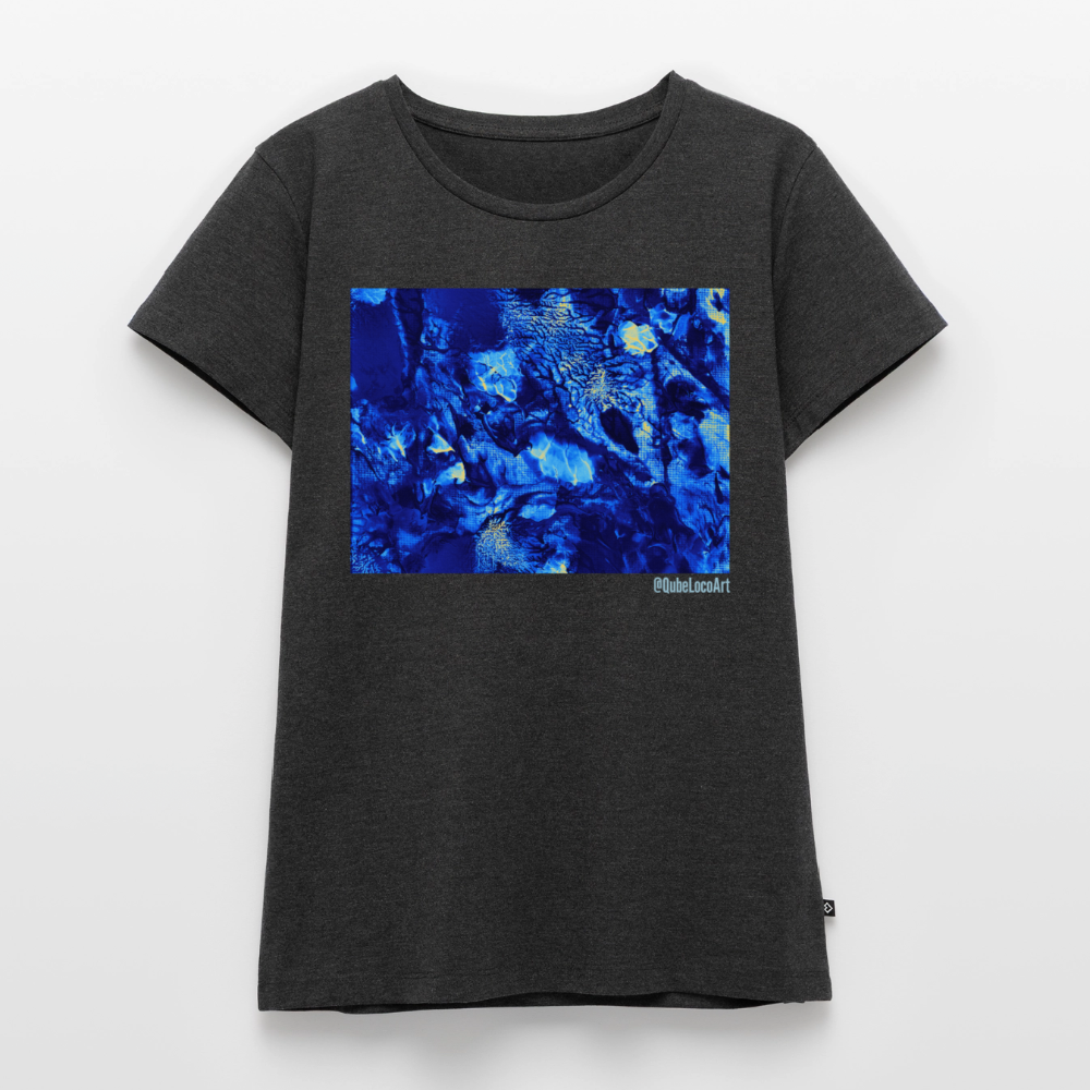 Frauen Premium T-Shirt "Lumina" - Anthrazit meliert