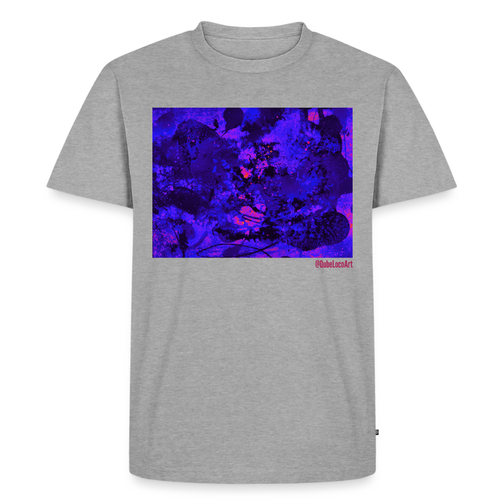 Männer Premium T-Shirt "Nympha" - Grau meliert