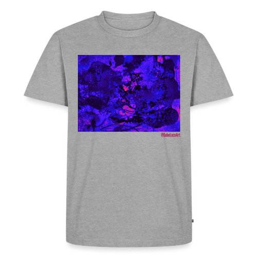 Männer Premium T-Shirt "Nympha" - Grau meliert