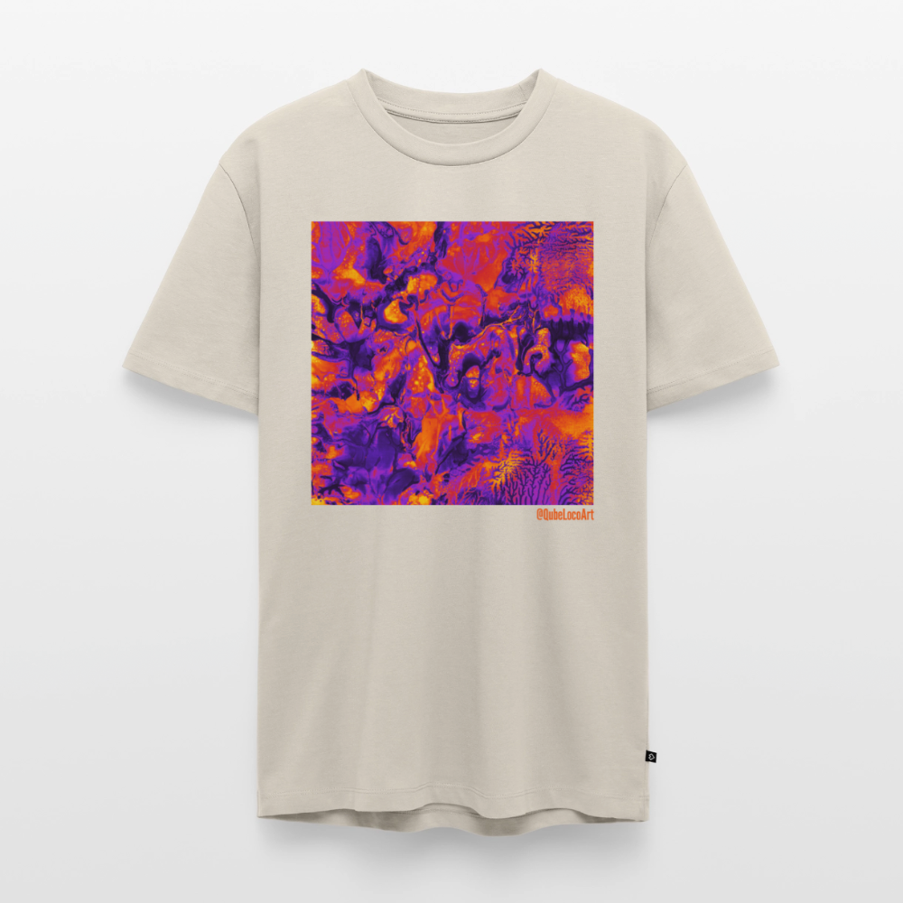 Männer Premium T-Shirt "Vortex" - Beige