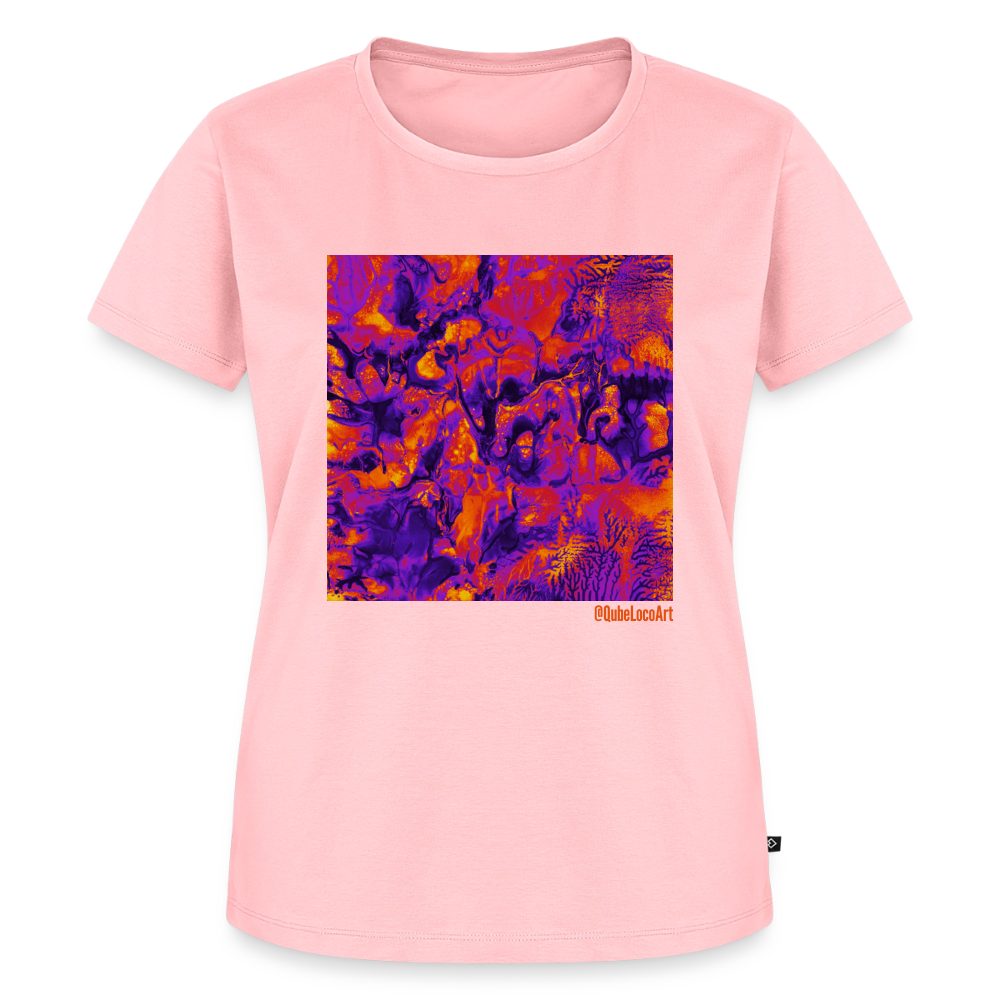 Frauen Premium T-Shirt "Vortex" - Rosa