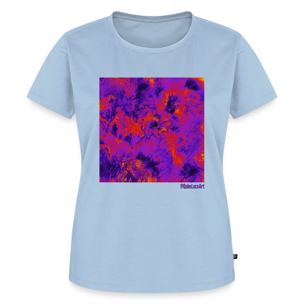 Frauen Premium T-Shirt "Ignis" - Hellblau