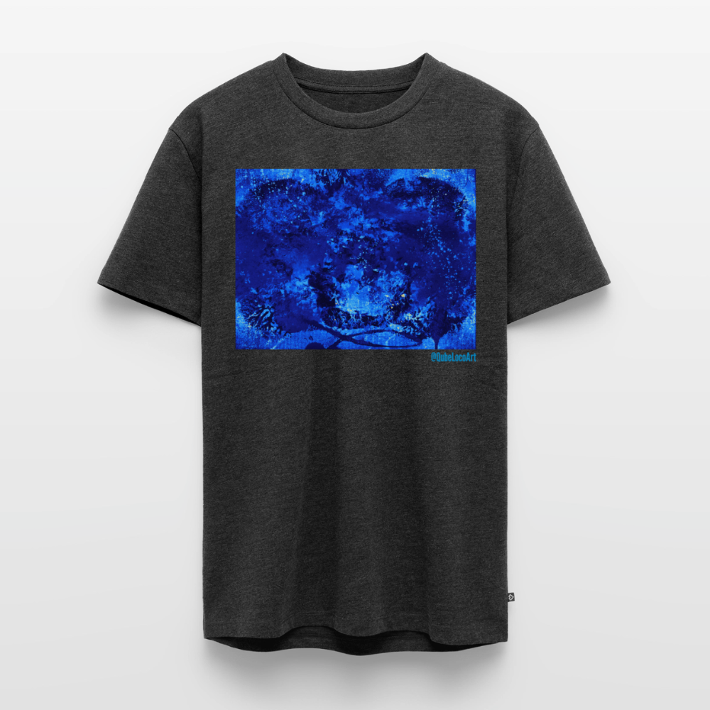 Männer Premium T-Shirt "Nebula" - Anthrazit meliert