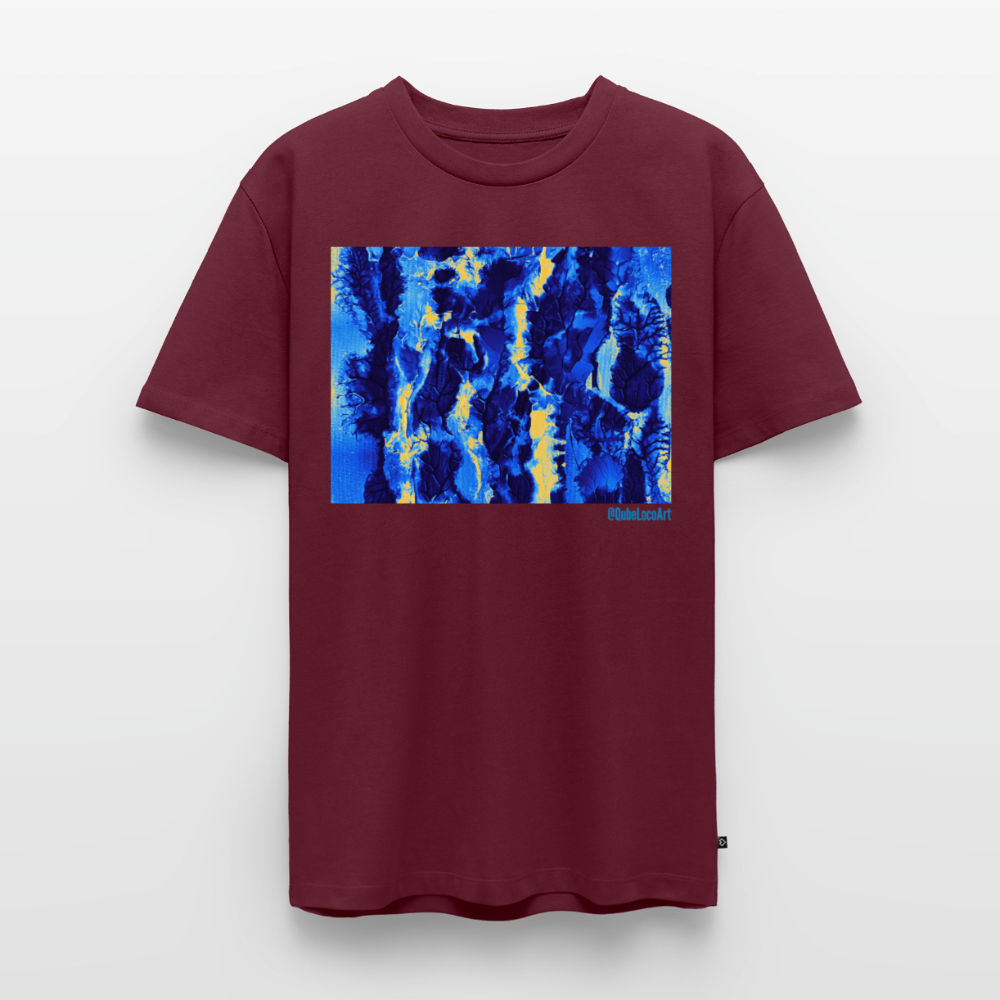 Männer Premium T-Shirt "Electra" - Burgunderrot