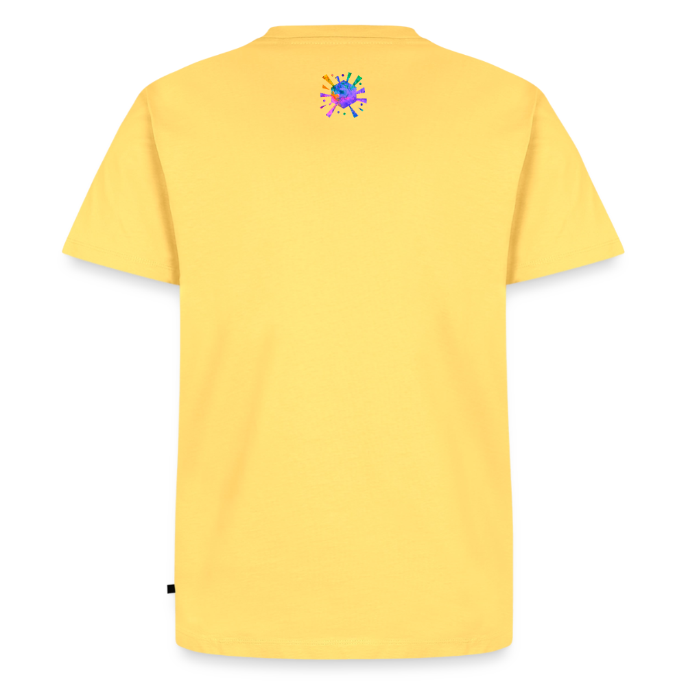 Männer Premium T-Shirt "Lotus" - Pastellgelb