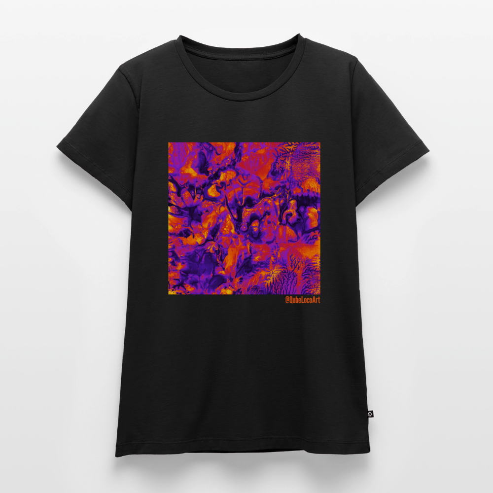 Frauen Premium T-Shirt "Vortex" - Schwarz