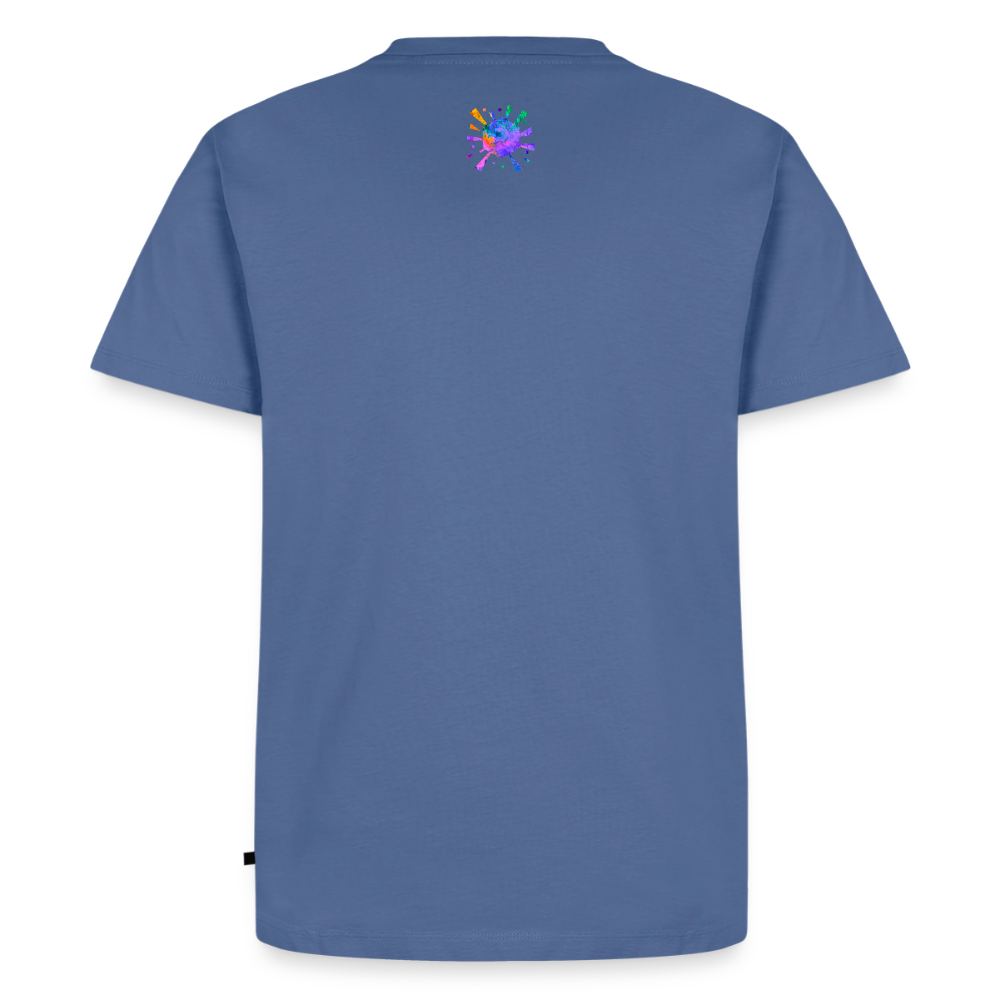 Männer Premium T-Shirt "Lotus" - Taubenblau