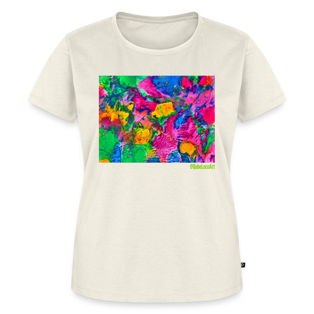 Frauen Premium T-Shirt "Chroma" - Naturweiß
