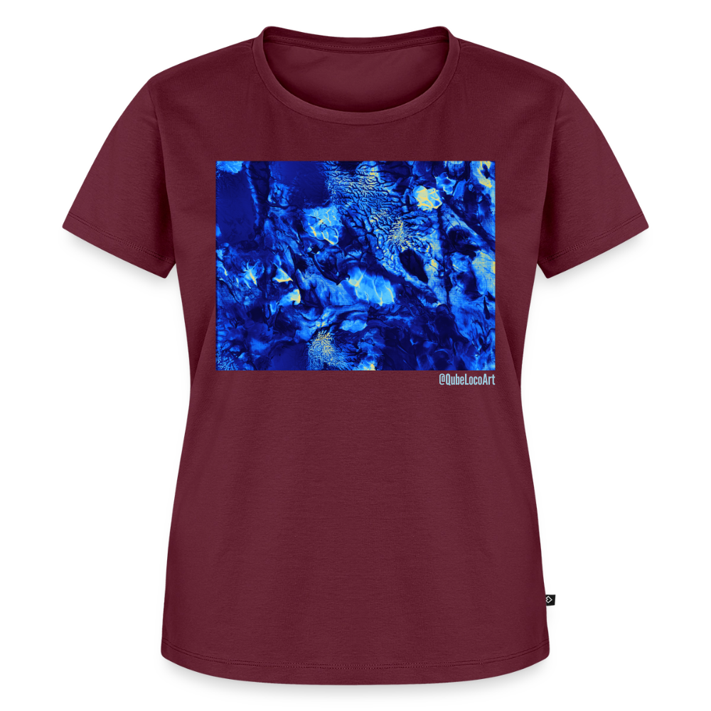 Frauen Premium T-Shirt "Lumina" - Burgunderrot