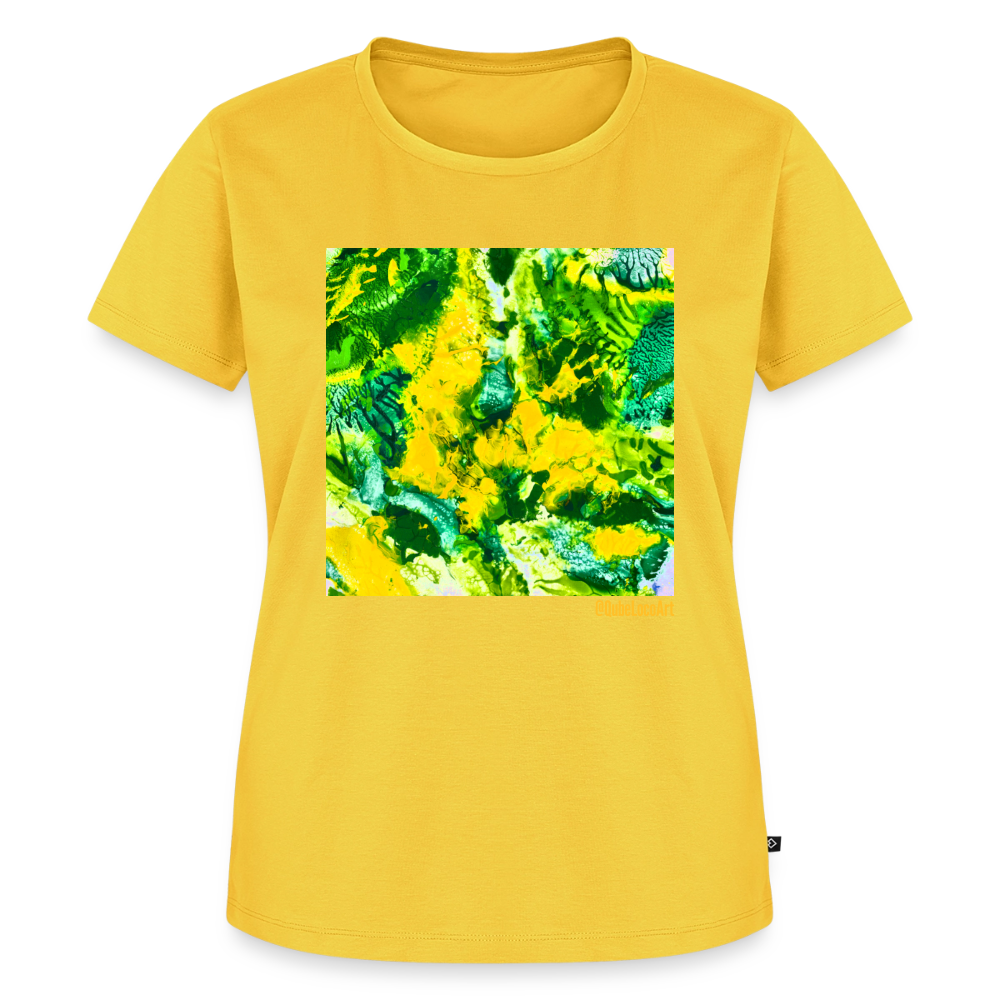 Frauen Premium T-Shirt "Silva" - Sonnengelb