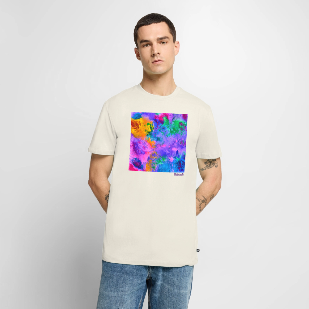 Männer Premium T-Shirt "Lotus" - Naturweiß