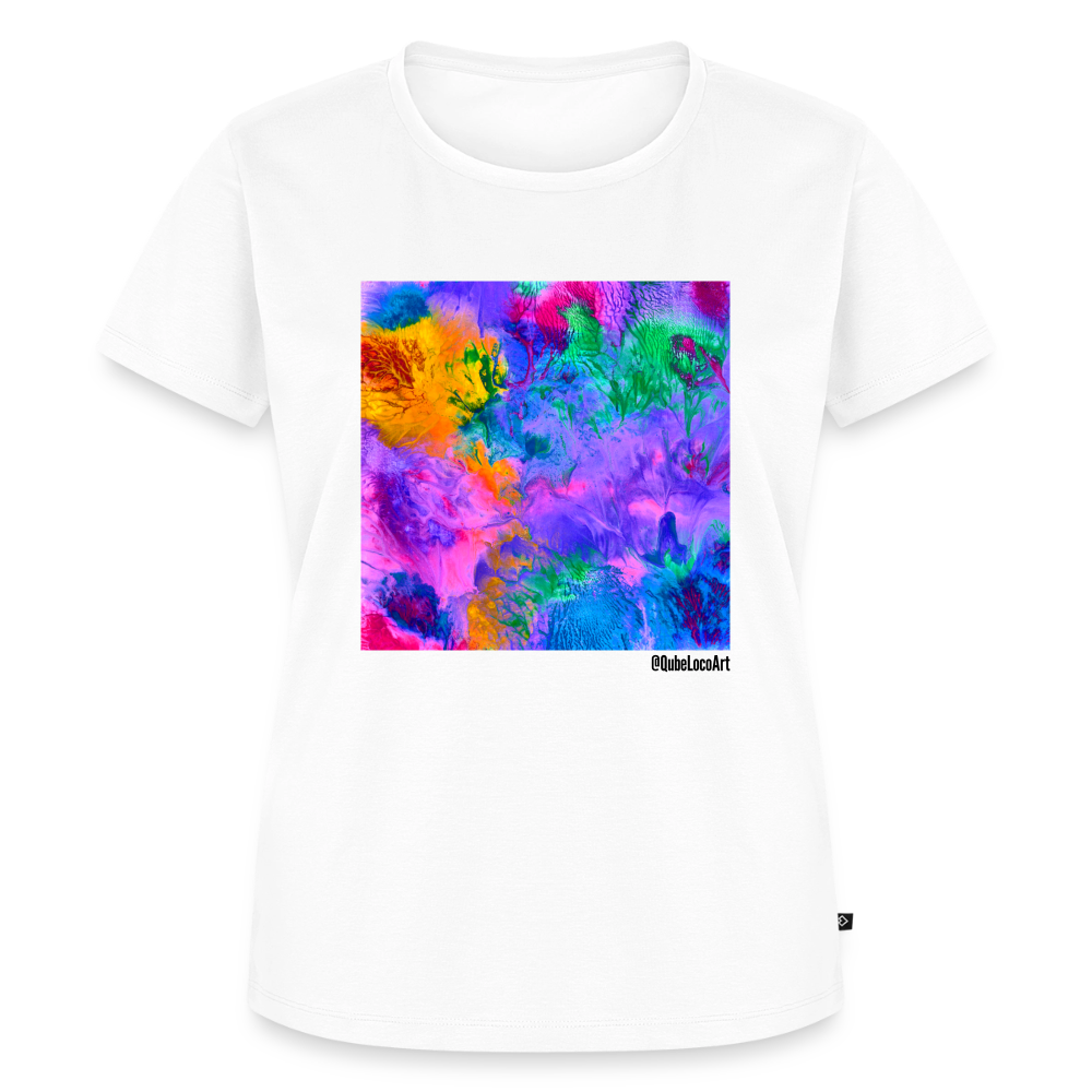 Frauen Premium T-Shirt "Lotus" - Weiß
