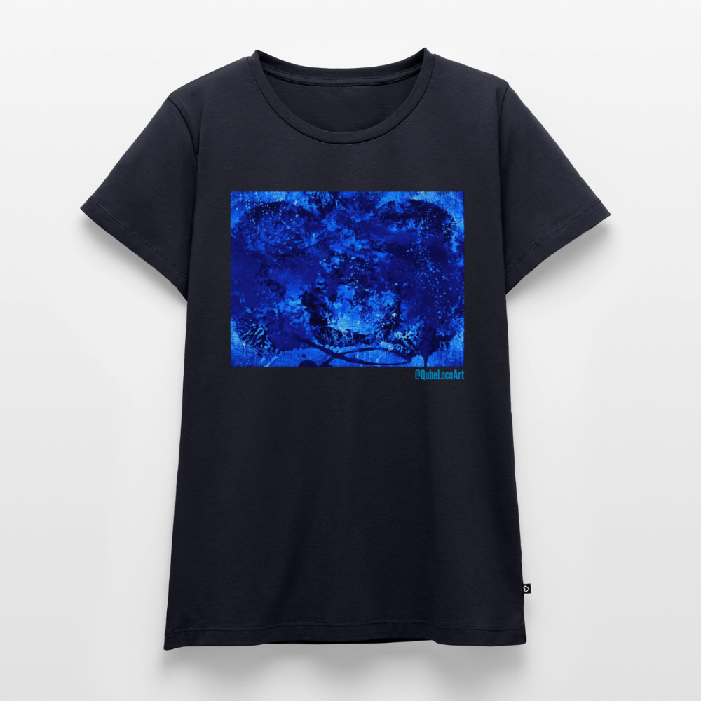 Frauen Premium T-Shirt "Nebula" - Navy