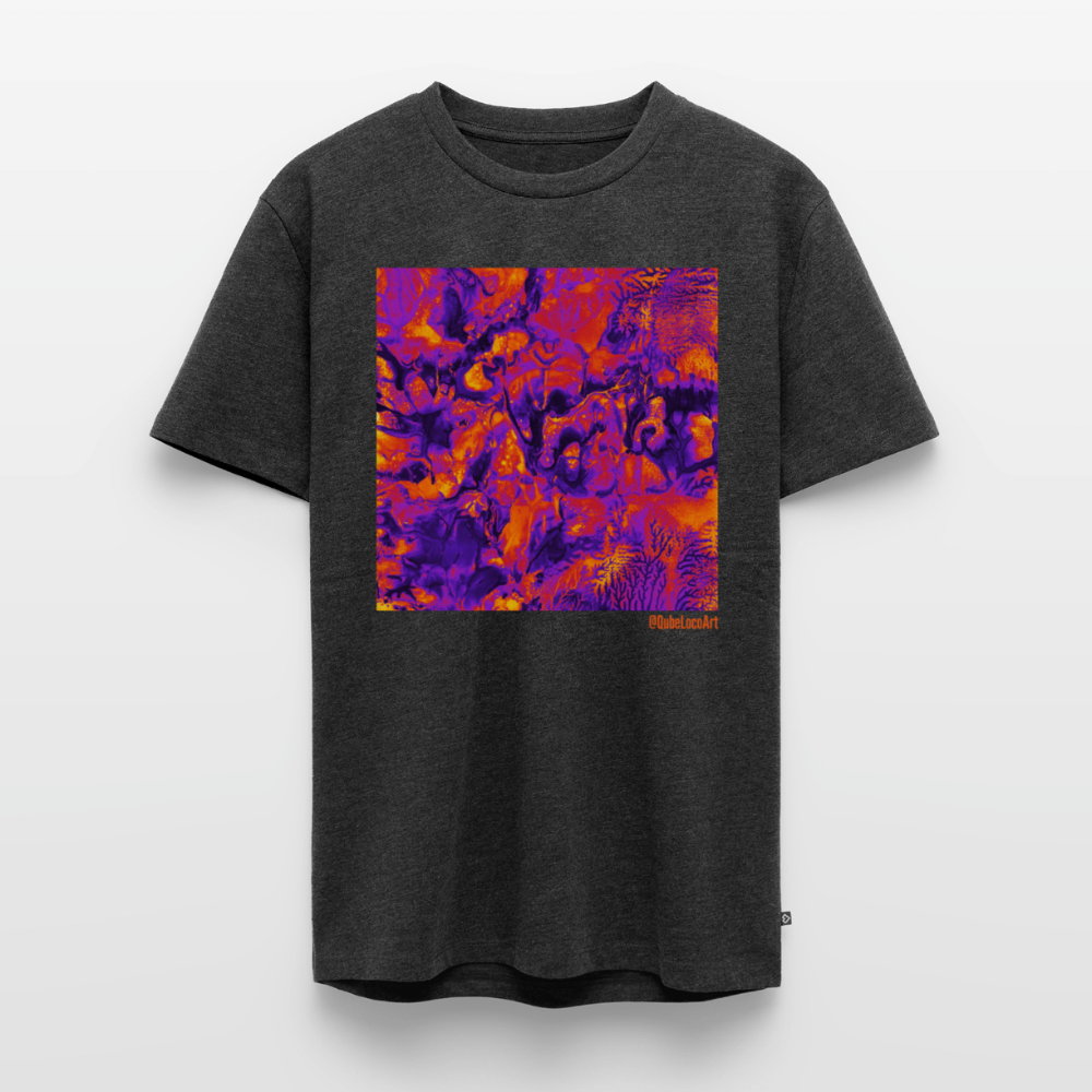 Männer Premium T-Shirt "Vortex" - Anthrazit meliert