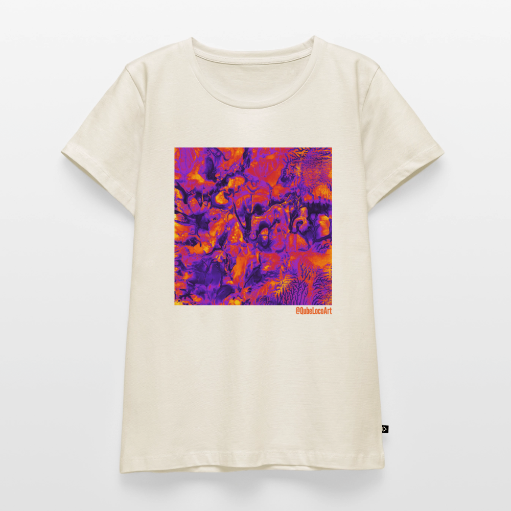 Frauen Premium T-Shirt "Vortex" - Naturweiß