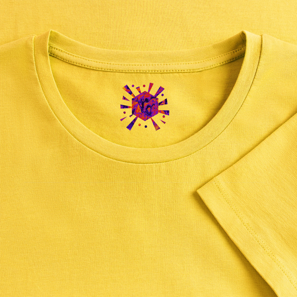 Frauen Premium T-Shirt "Vortex" - Sonnengelb