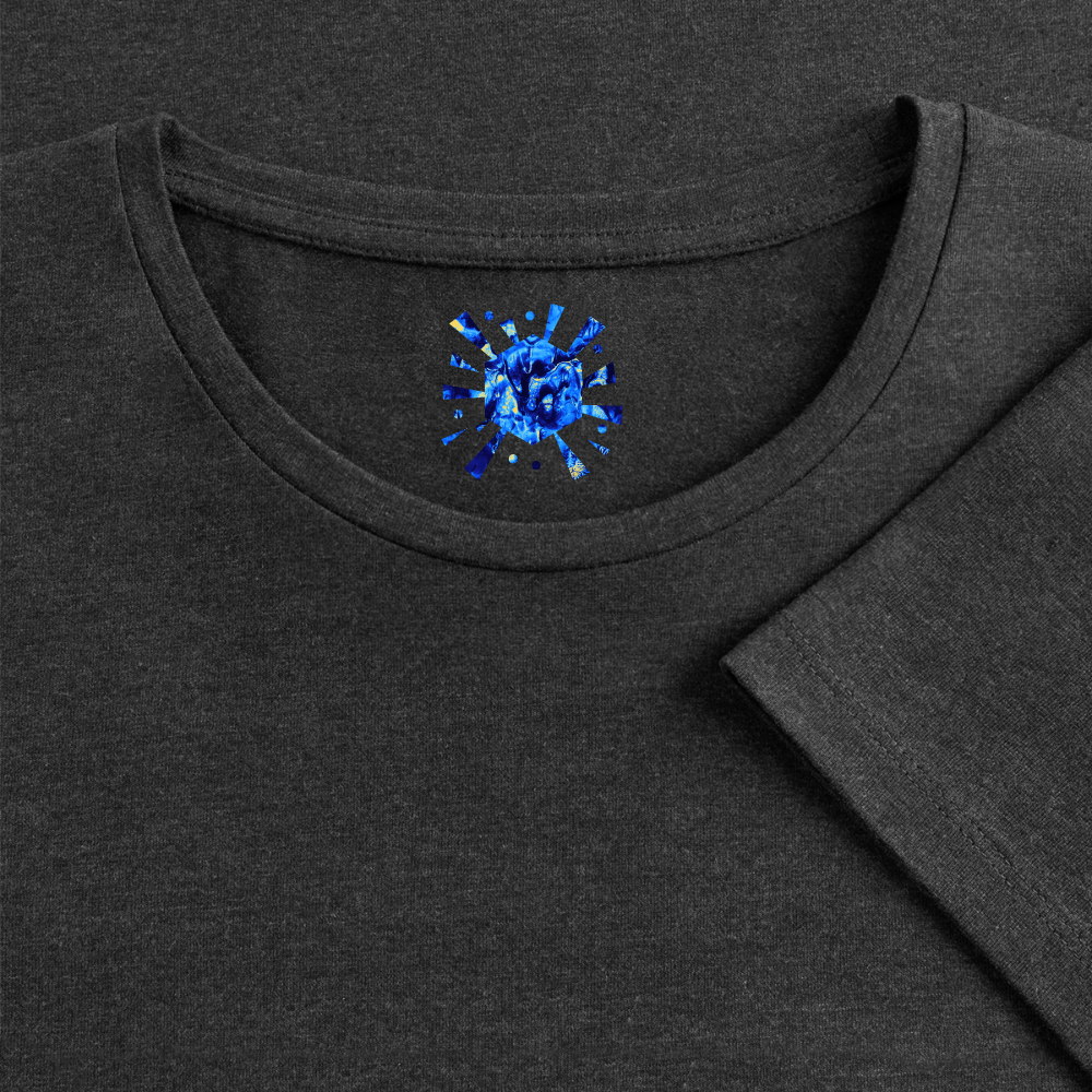 Frauen Premium T-Shirt "Nexus" - Anthrazit meliert