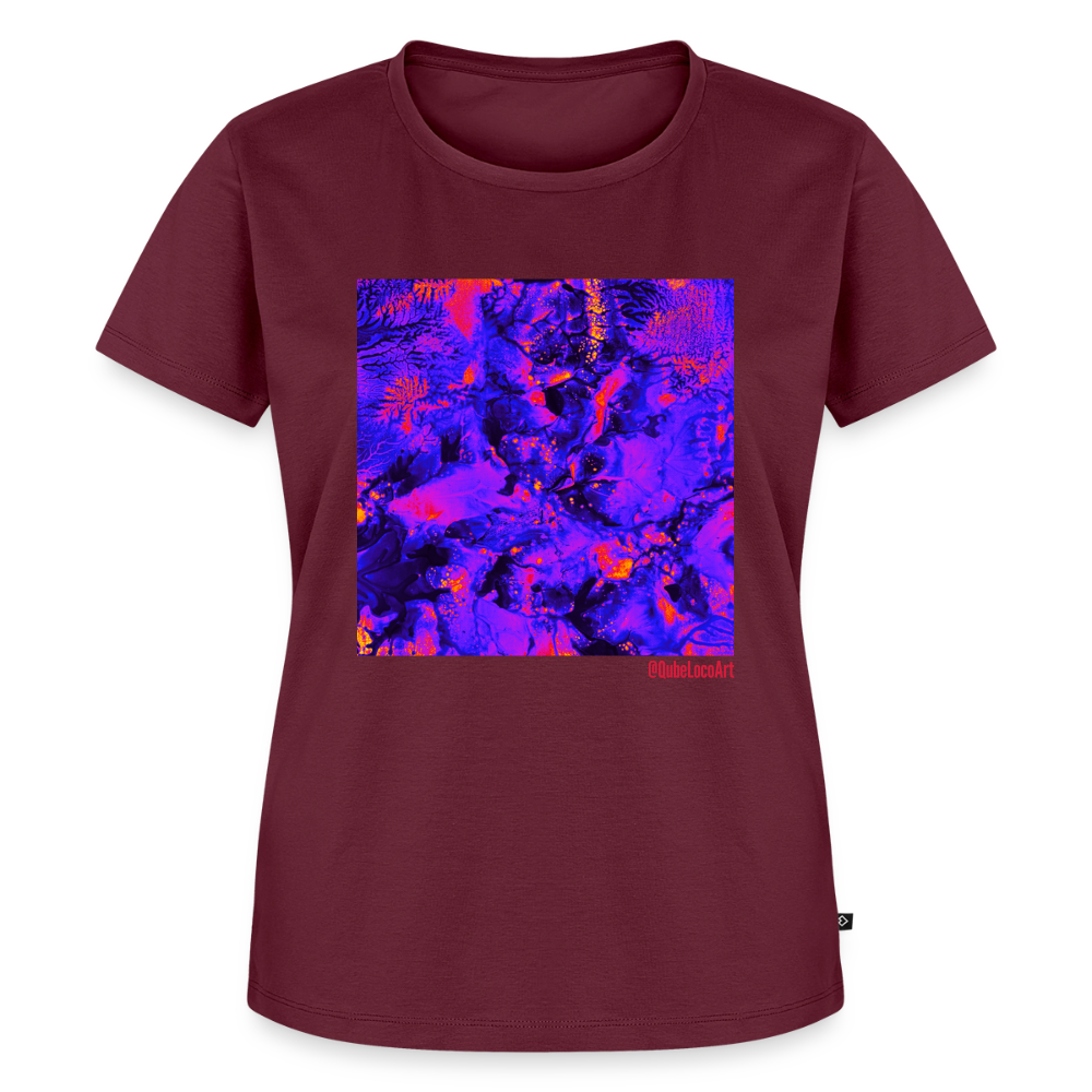 Frauen Premium T-Shirt "Tropica" - Burgunderrot