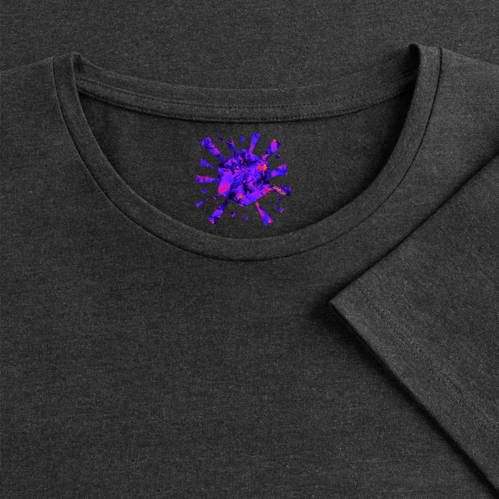 Frauen Premium T-Shirt "Tropica" - Anthrazit meliert