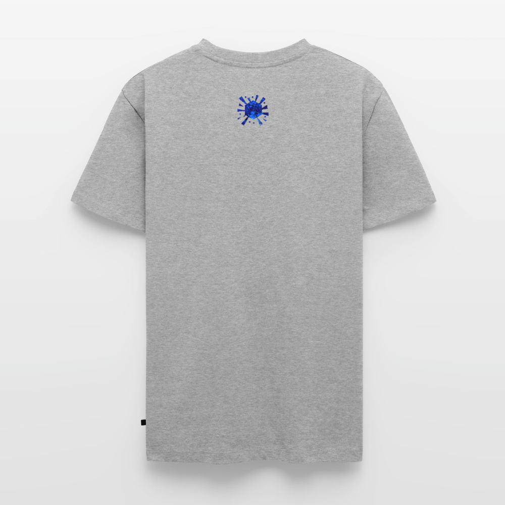 Männer Premium T-Shirt "Nebula" - Grau meliert
