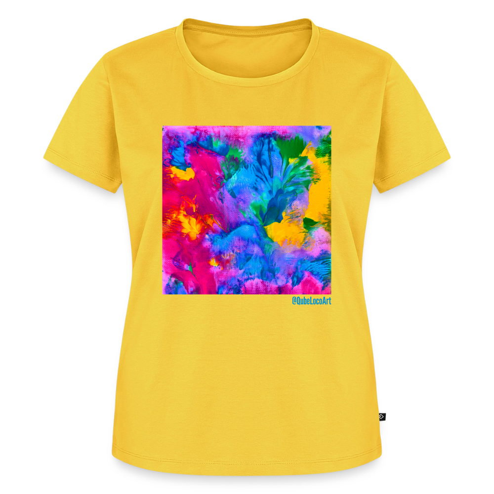 Frauen Premium T-Shirt "Prisma" - Sonnengelb