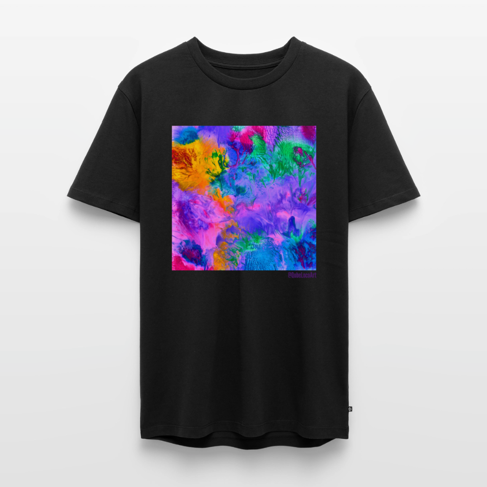 Männer Premium T-Shirt "Lotus" - Schwarz