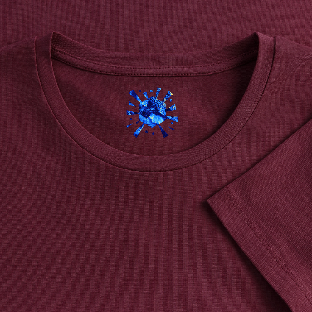Frauen Premium T-Shirt "Lumina" - Burgunderrot
