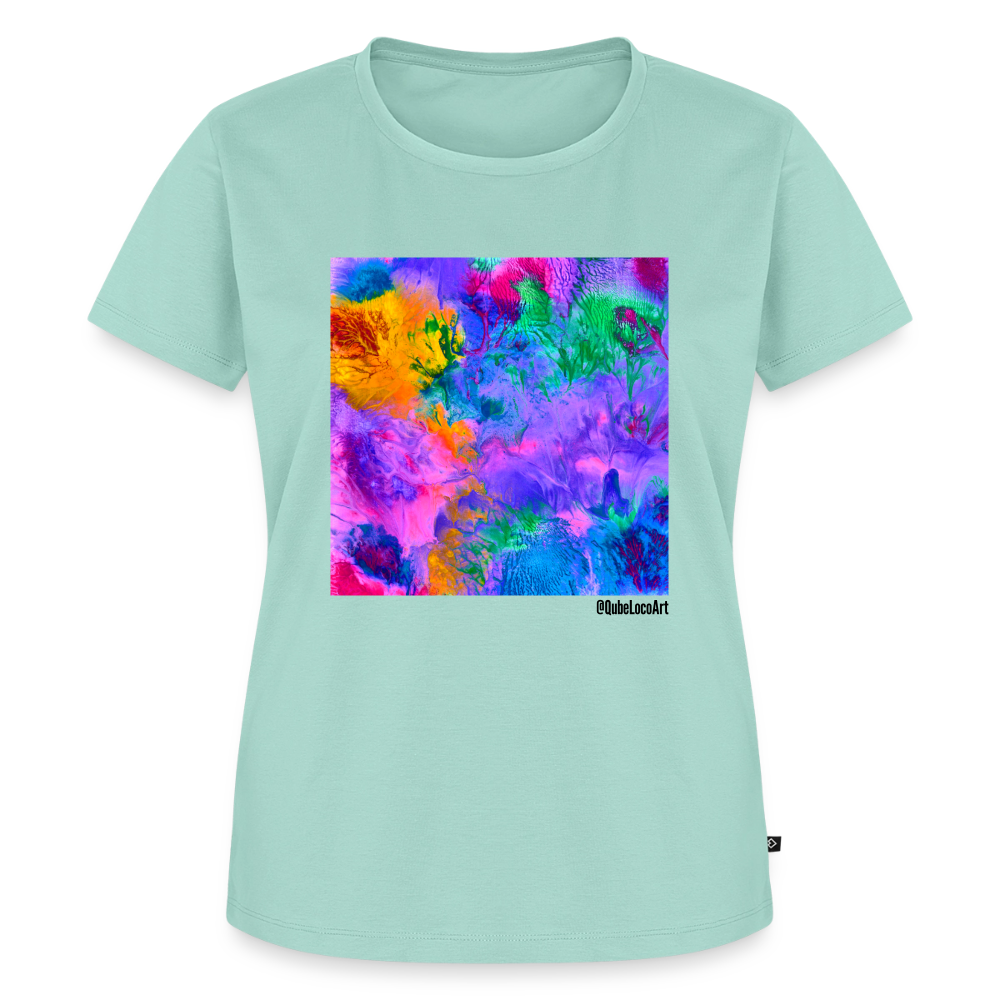 Frauen Premium T-Shirt "Lotus" - Mint 