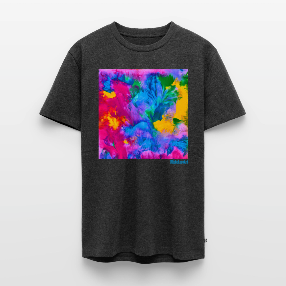 Männer Premium T-Shirt "Prisma" - Anthrazit meliert