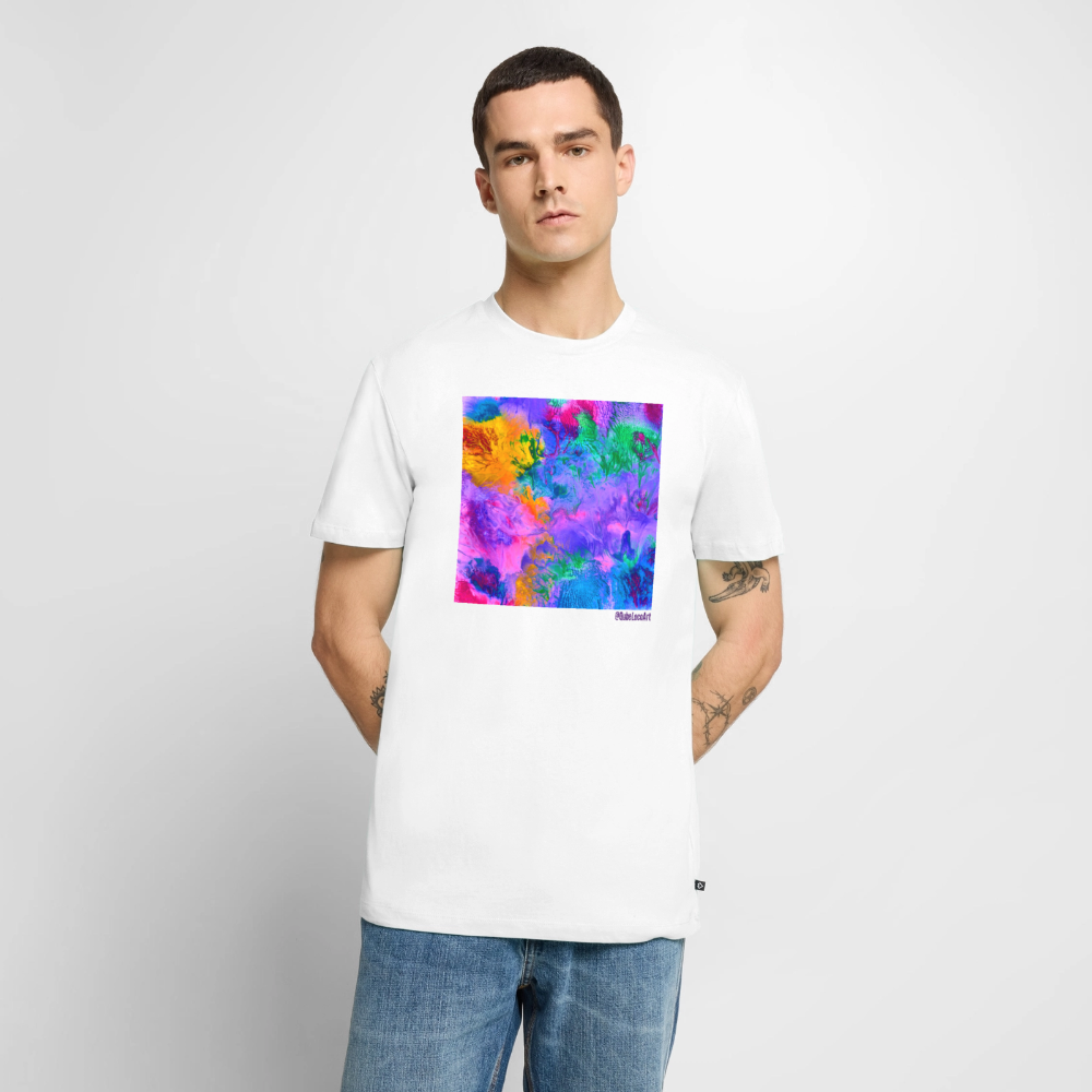 Männer Premium T-Shirt "Lotus" - Weiß