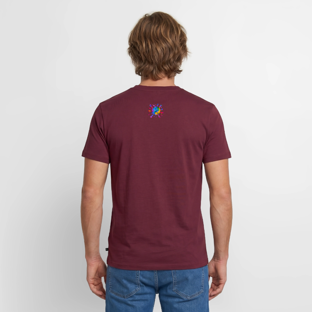 Männer Premium T-Shirt "Prisma" - Burgunderrot