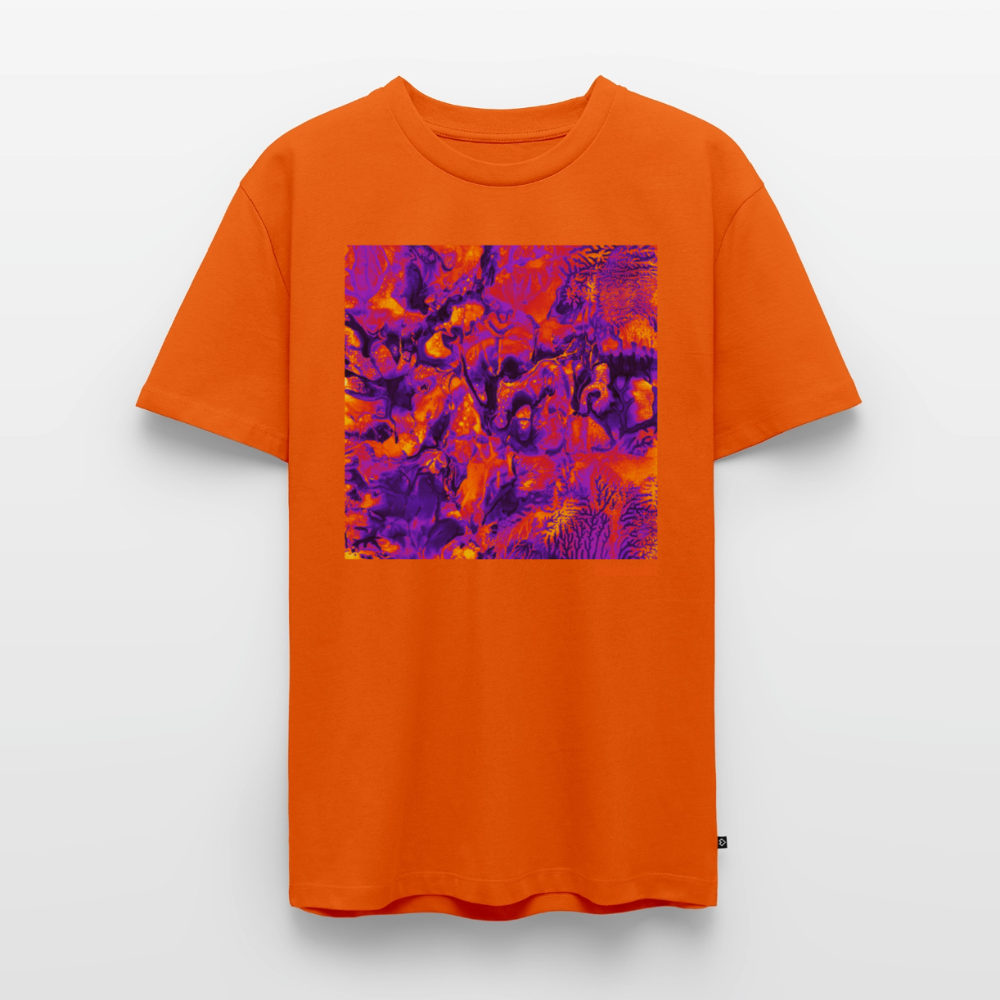 Männer Premium T-Shirt "Vortex" - Orange 