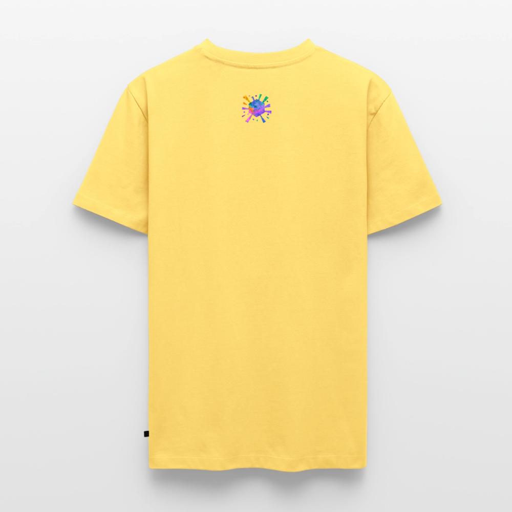 Männer Premium T-Shirt "Lotus" - Pastellgelb