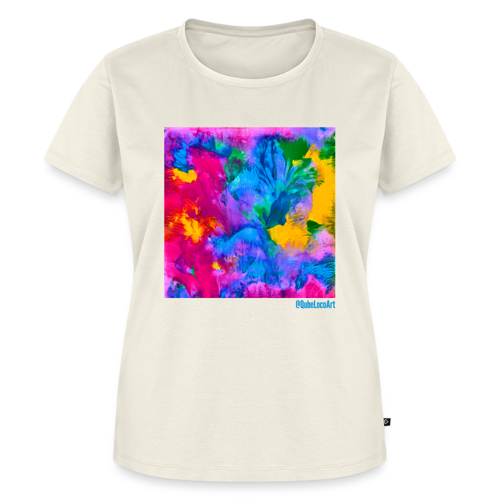Frauen Premium T-Shirt "Prisma" - Naturweiß