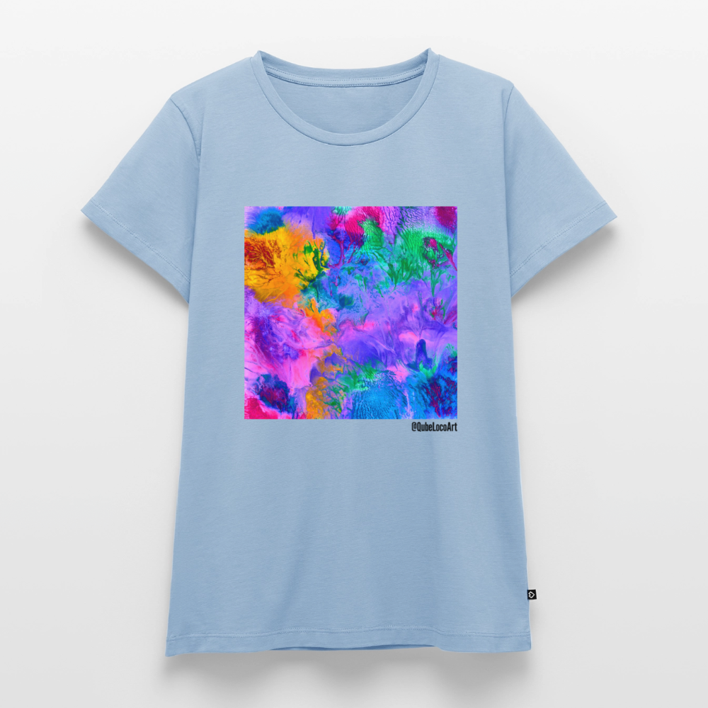 Frauen Premium T-Shirt "Lotus" - Hellblau