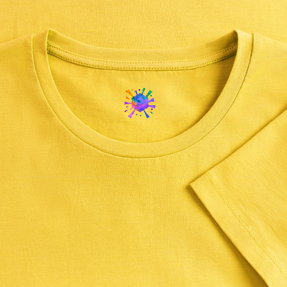 Frauen Premium T-Shirt "Lotus" - Sonnengelb