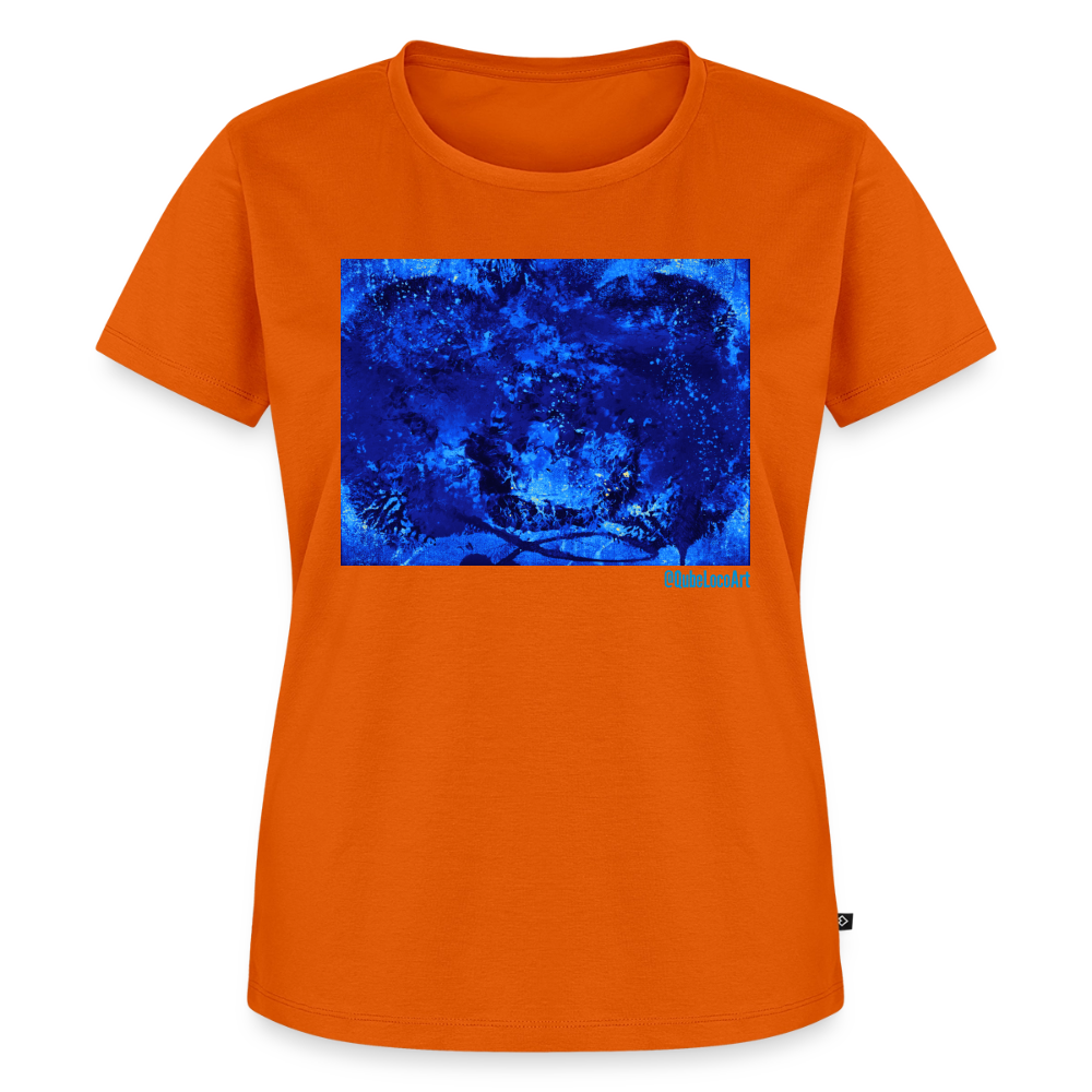 Frauen Premium T-Shirt "Nebula" - Orange 
