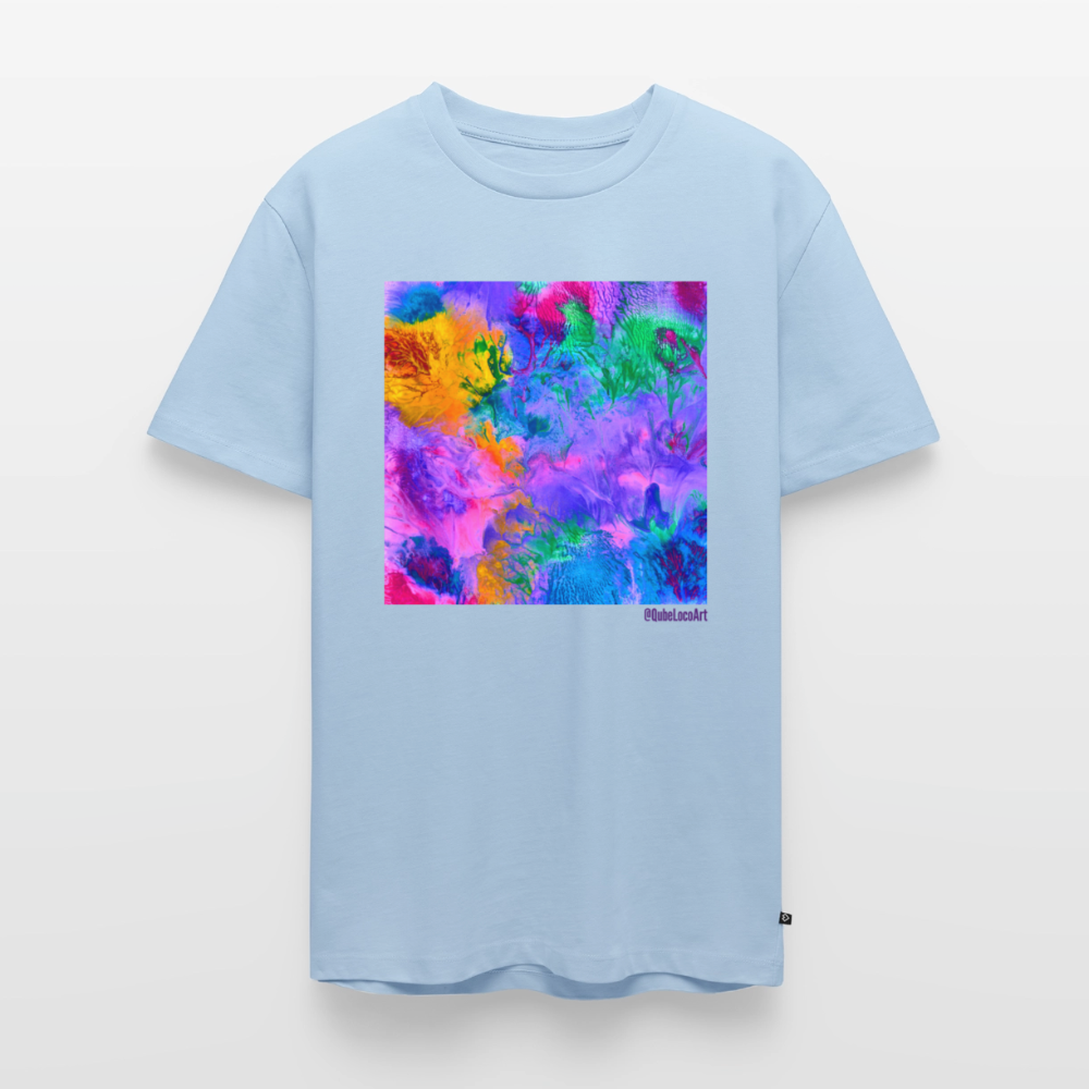 Männer Premium T-Shirt "Lotus" - Hellblau