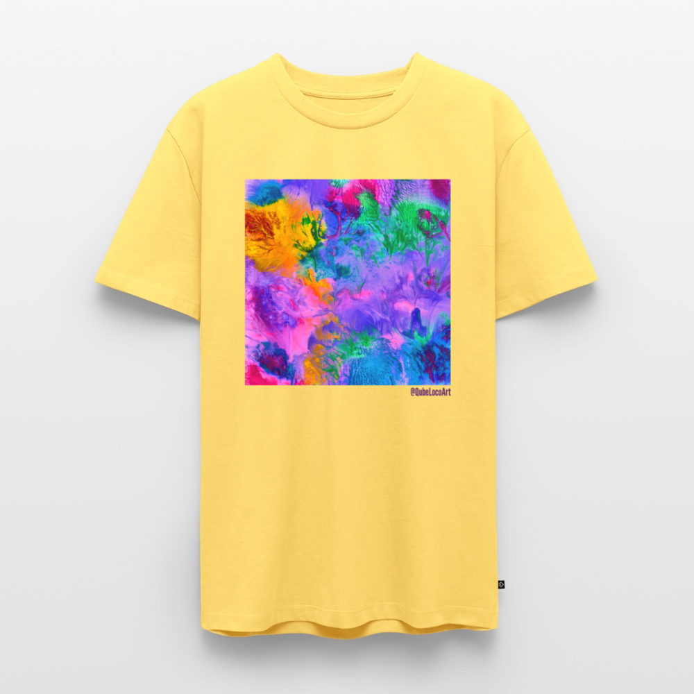 Männer Premium T-Shirt "Lotus" - Pastellgelb