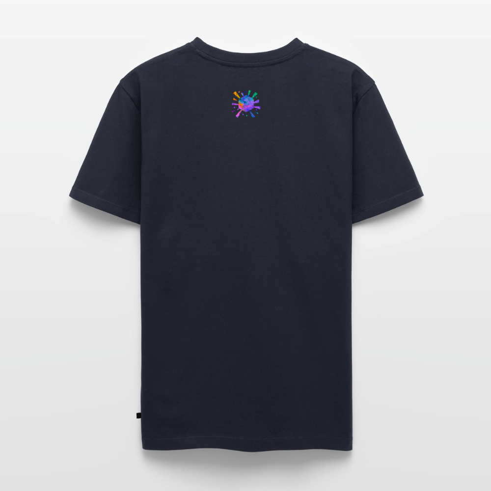 Männer Premium T-Shirt "Lotus" - Navy
