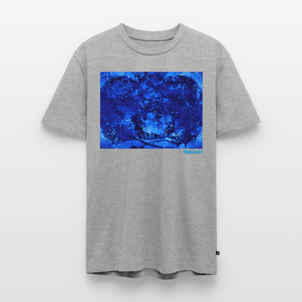 Männer Premium T-Shirt "Nebula" - Grau meliert