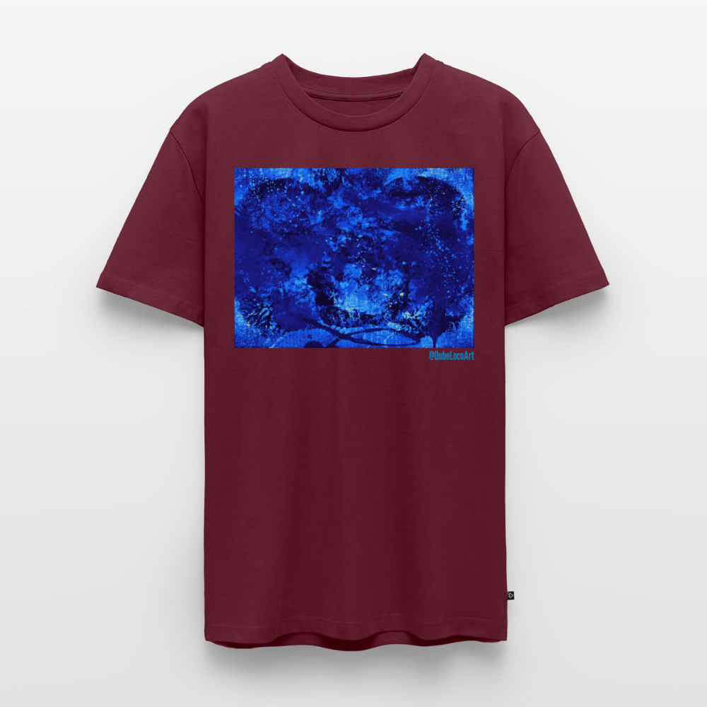 Männer Premium T-Shirt "Nebula" - Burgunderrot