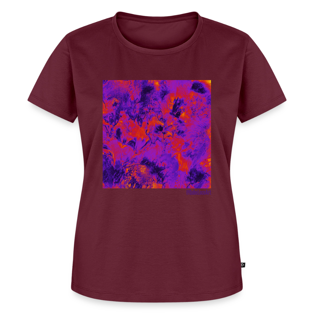 Frauen Premium T-Shirt "Ignis" - Burgunderrot