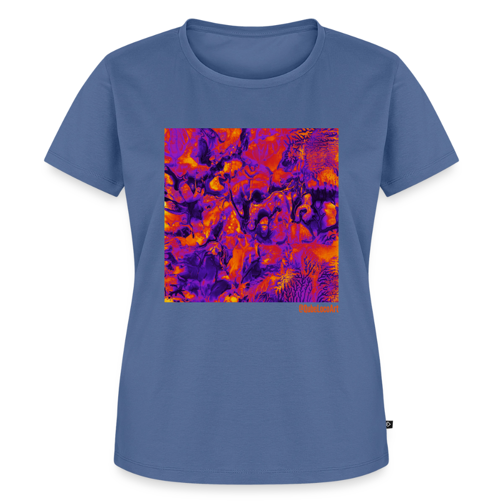 Frauen Premium T-Shirt "Vortex" - Taubenblau