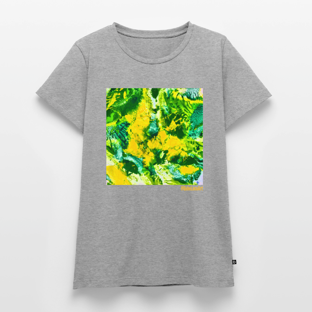 Frauen Premium T-Shirt "Silva" - Grau meliert