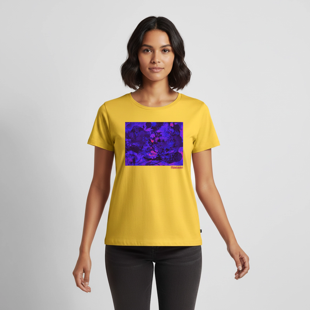 Frauen Premium T-Shirt "Nympha" - Sonnengelb