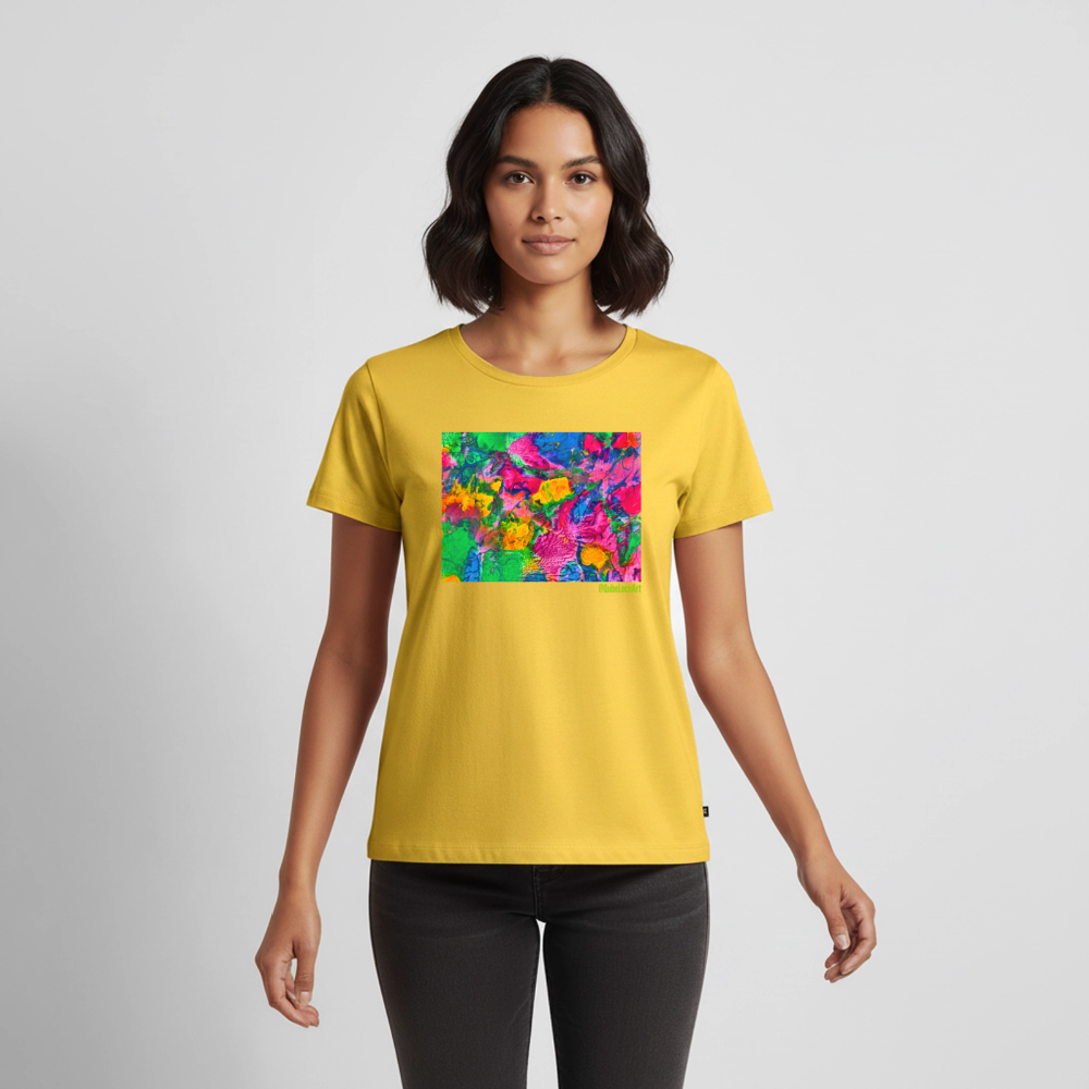 Frauen Premium T-Shirt "Chroma" - Sonnengelb